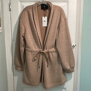 7 For All Mankind Tie Front Sweater Women’s Large NWT